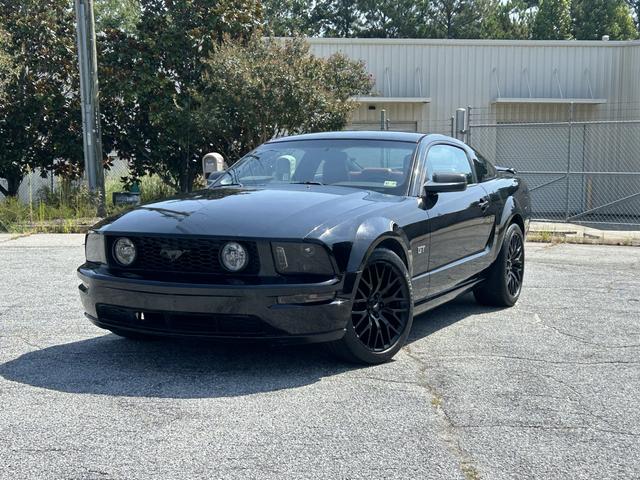 Black 2005 Ford Mustang Coupe Rear-Wheel Drive Manual