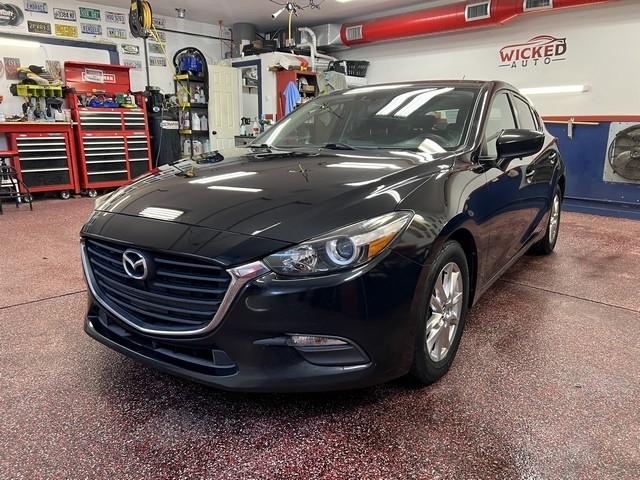 Black 2017 Mazda MAZDA3 Hatchback Front-Wheel Drive Manual