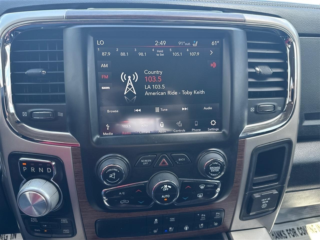 RAM 1500 Laramie Crew Cab SWB 4WD 2018