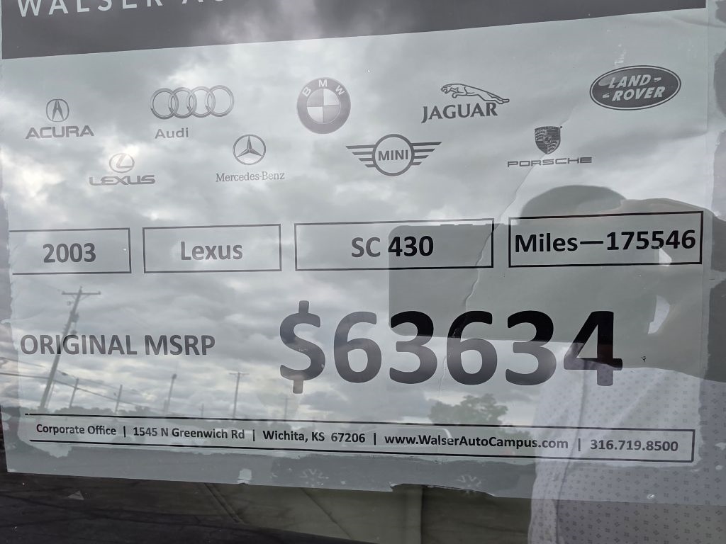 Lexus SC 430  2003