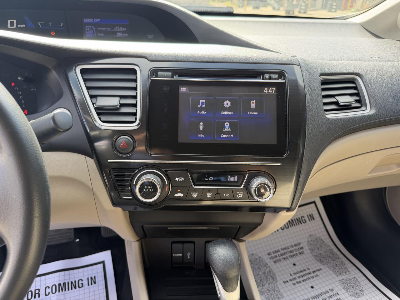 Honda Civic EX Sedan CVT 2014