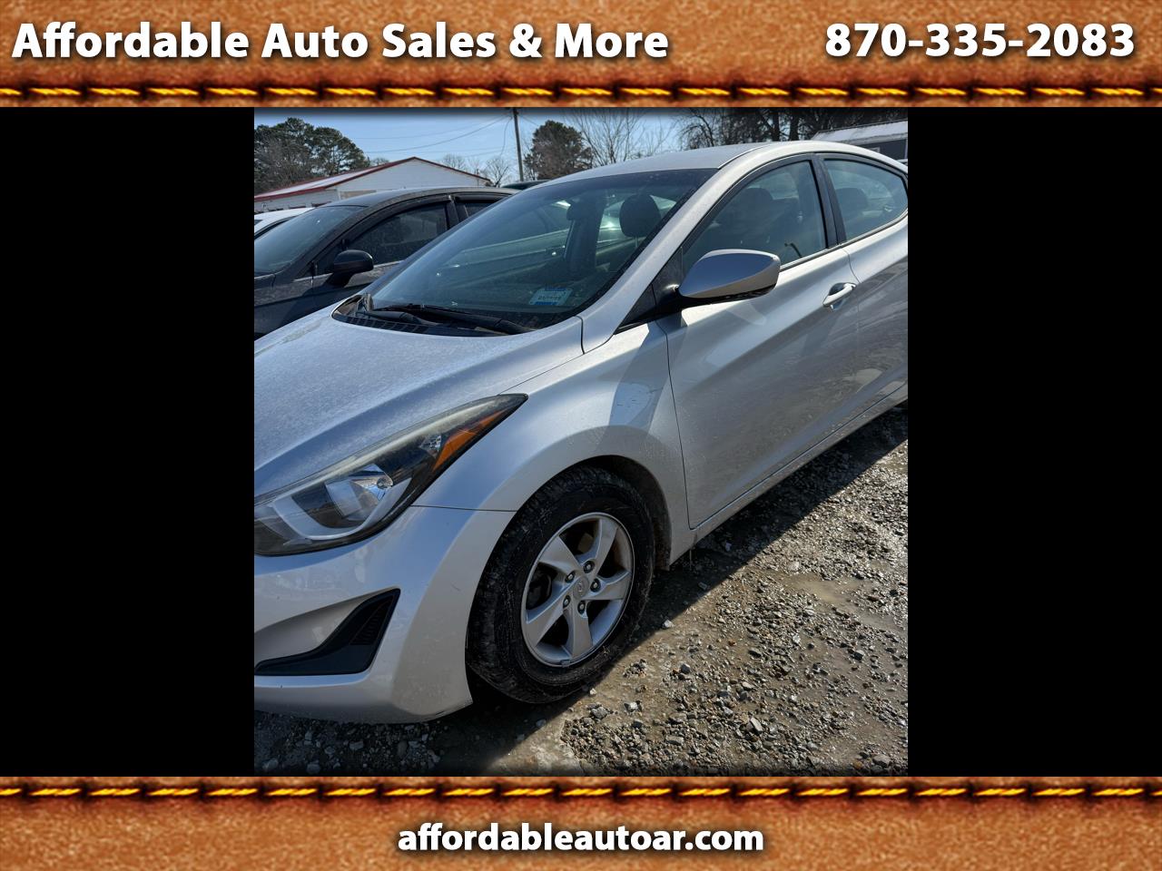 Hyundai Elantra SE 6AT 2015