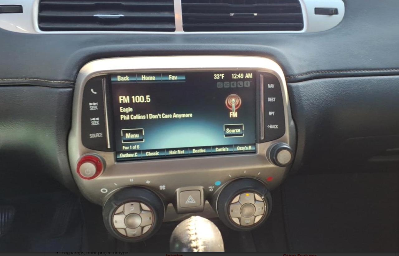 Chevrolet Camaro 1LT Convertible 2015