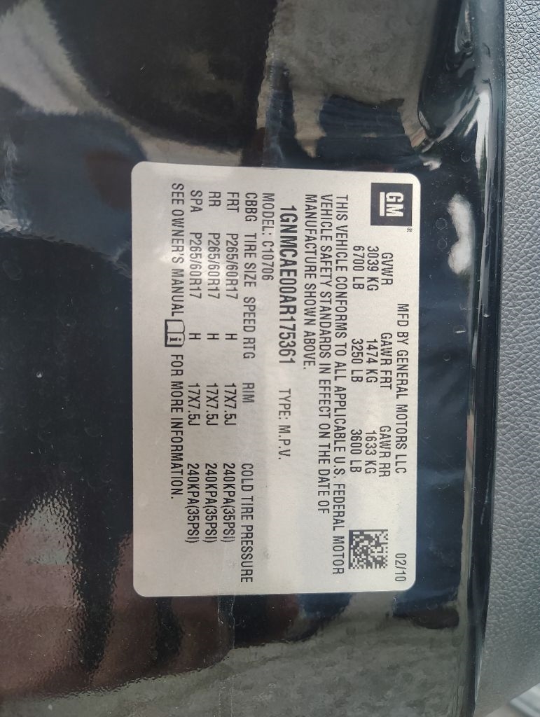 Chevrolet Tahoe  2010