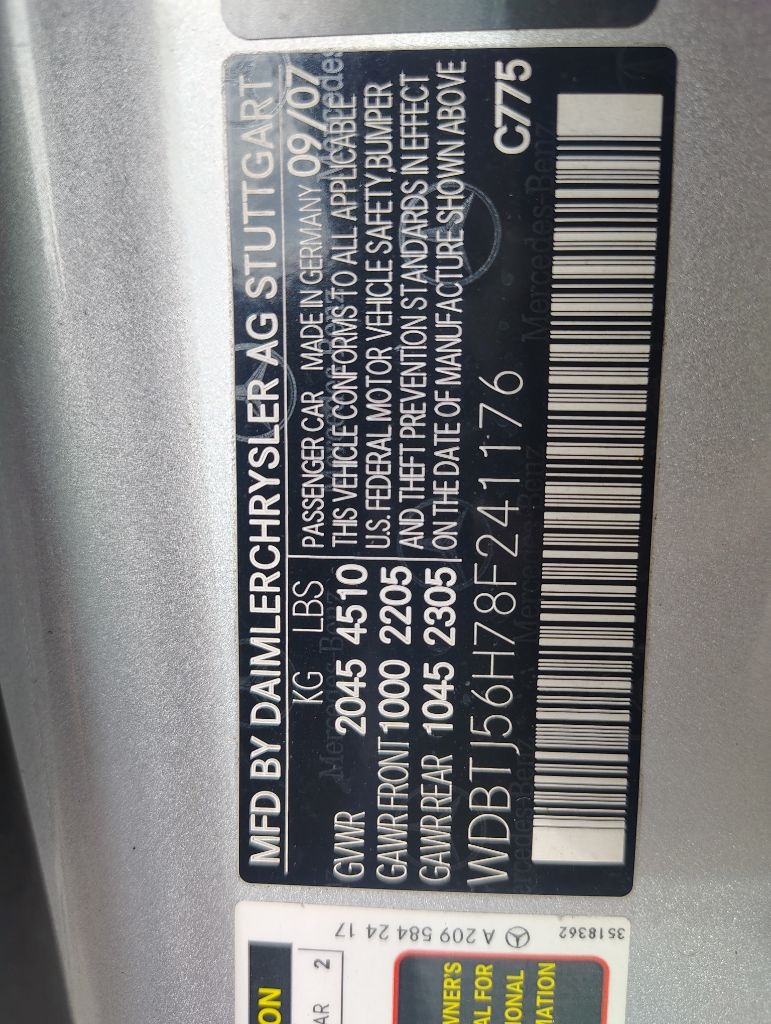 Mercedes-Benz CLK-Class  2008