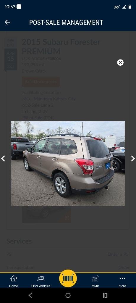 Subaru Forester  2015