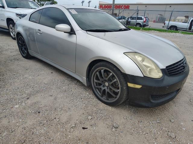 Silver 2007 INFINITI G35 Coupe Rear-Wheel Drive Manual