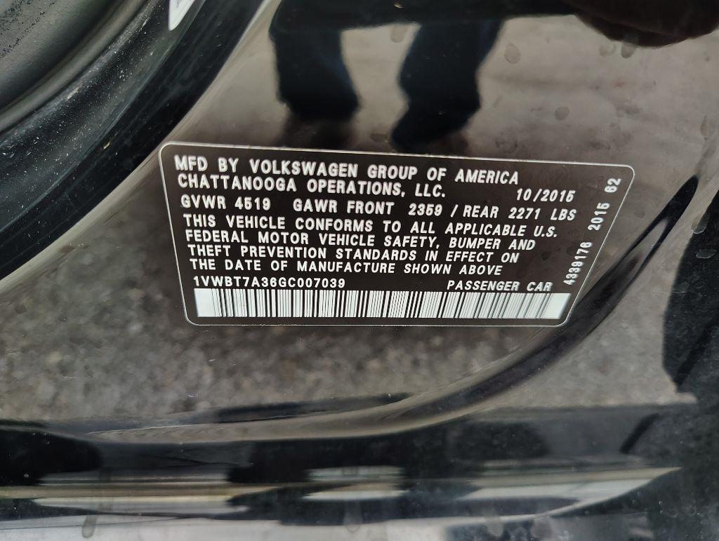 Volkswagen Passat  2016