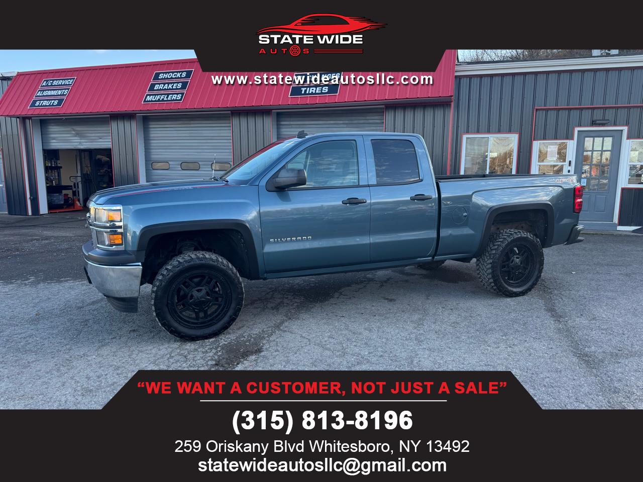 2014 Chevrolet Silverado 1500 4WD Double Cab 143.5" Work Truck w/2WT