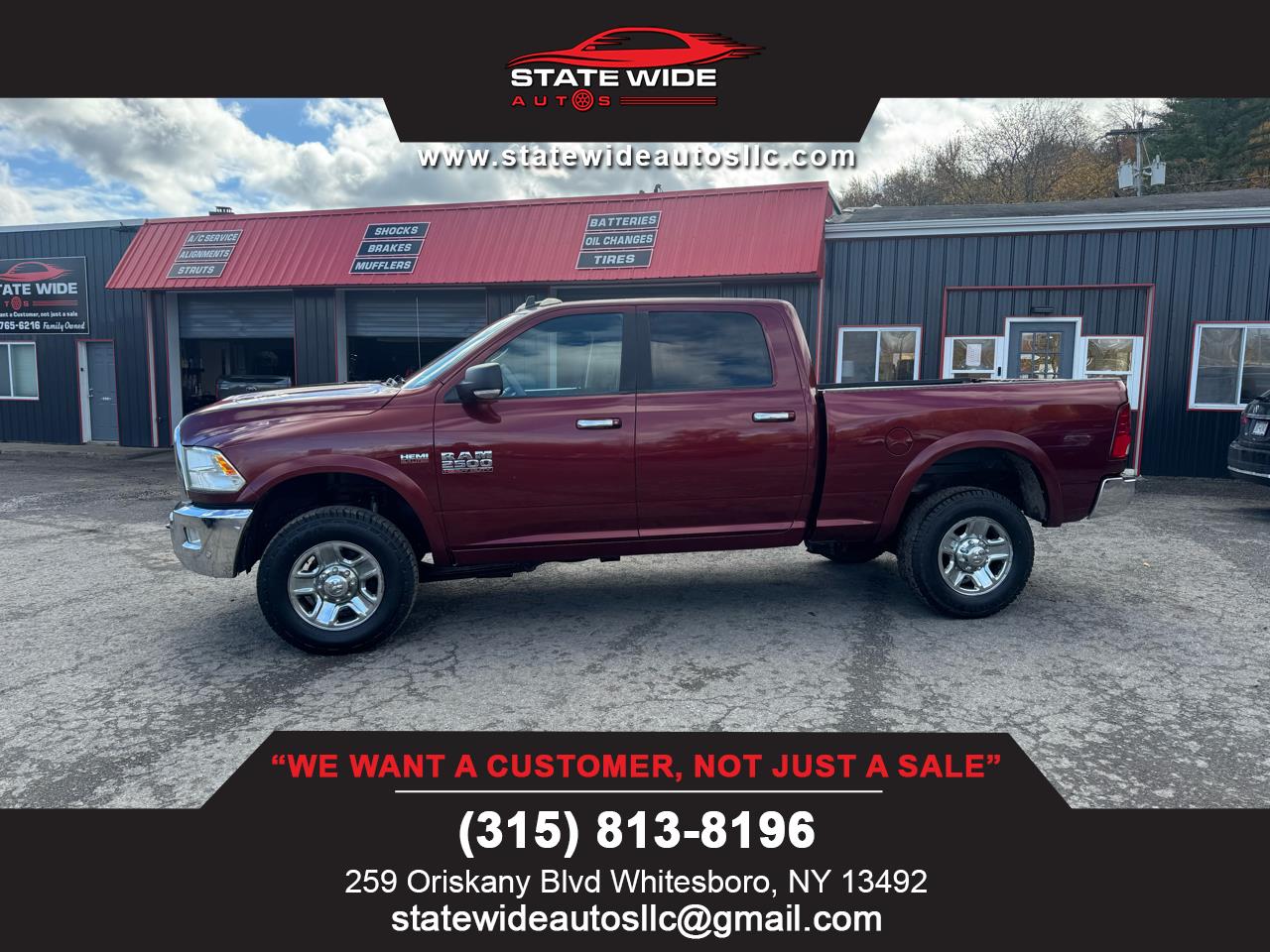 RAM 2500 4WD Crew Cab 149" SLT 2016 RAM 2500 4WD Crew Cab 149" SLT 2016