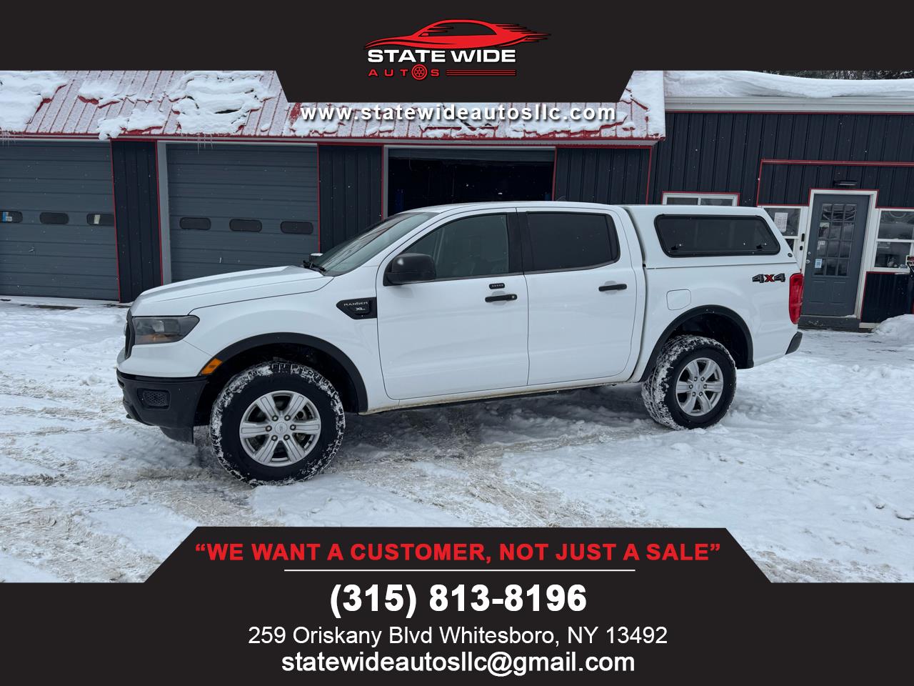 2020 Ford Ranger XL 4WD SuperCrew 5' Box