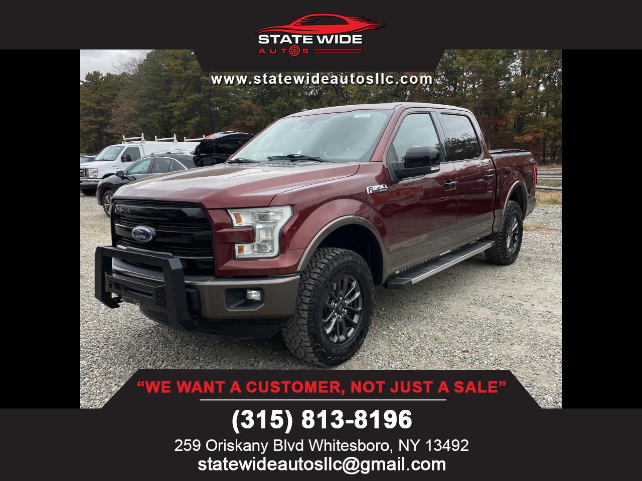 2015 Ford F-150 Lariat 4WD SuperCrew 5.5' Box