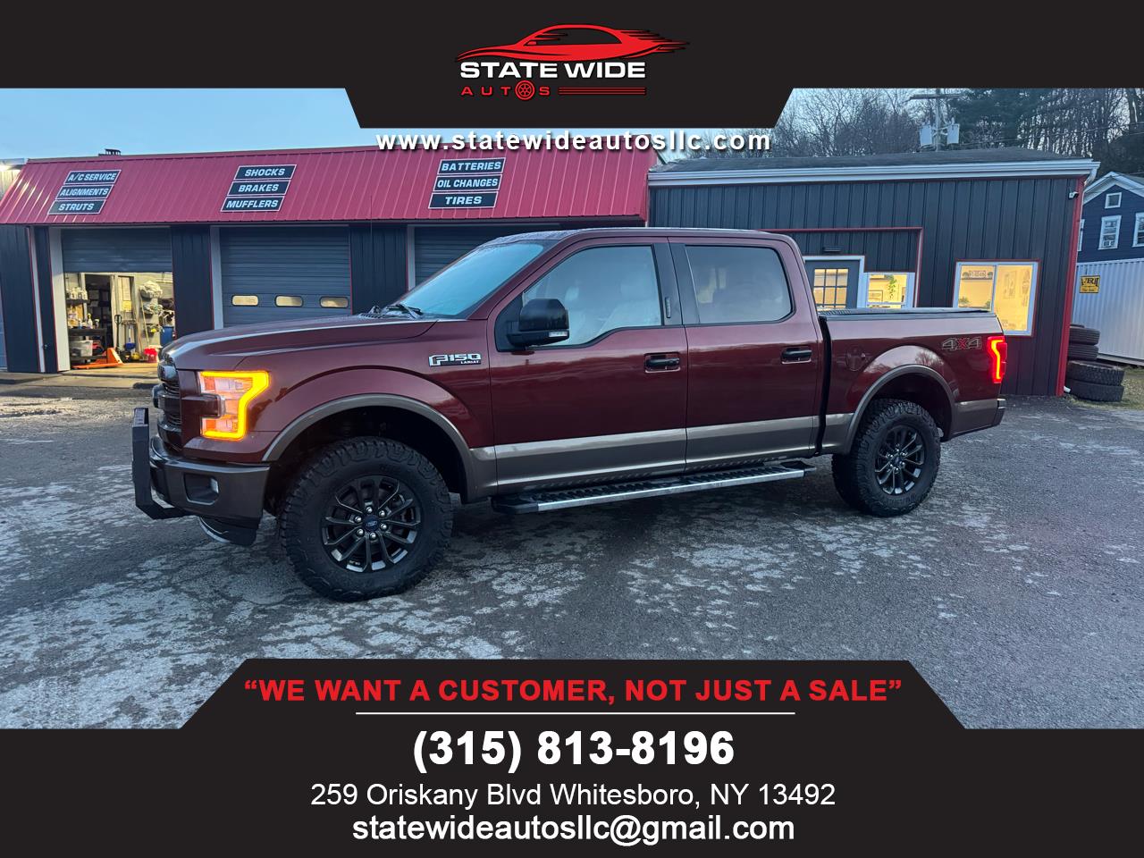 2015 Ford F-150 Lariat 4WD SuperCrew 5.5' Box