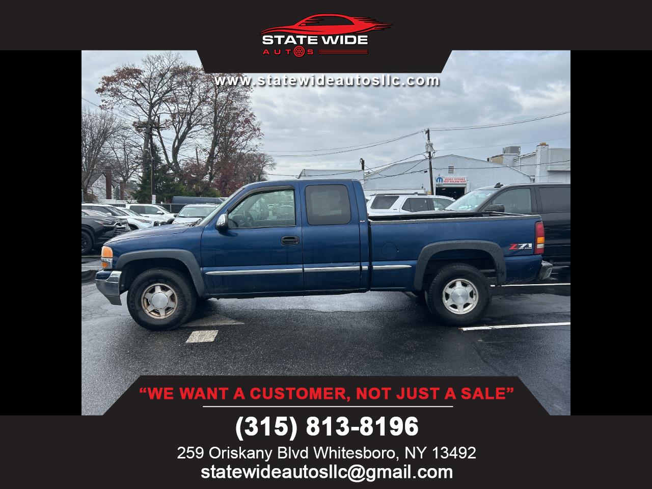 2001 GMC Sierra 1500 SLE Ext. Cab 4WD