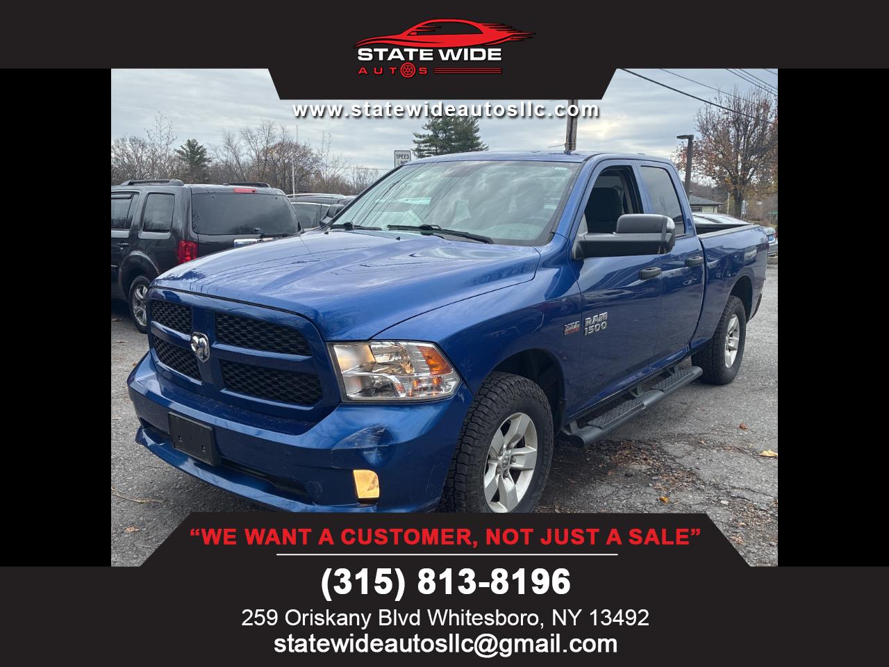 2016 RAM 1500 4WD Quad Cab 140.5" Express