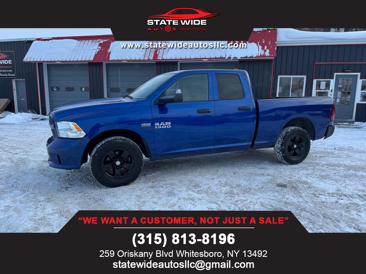 2016 RAM 1500 4WD Quad Cab 140.5" Express