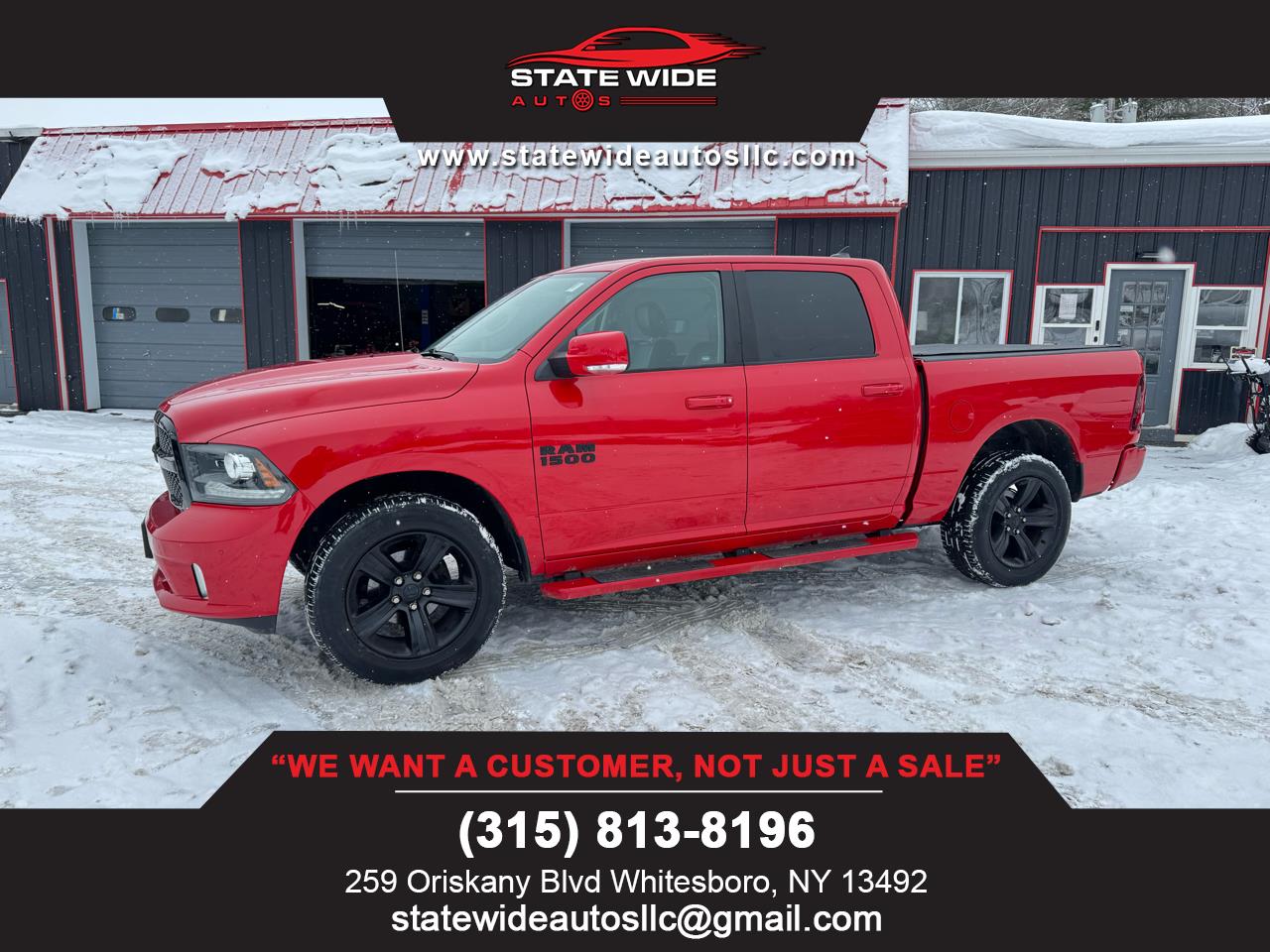 2018 RAM 1500 Night 4x4 Crew Cab 5'7" Box *Ltd Avail*