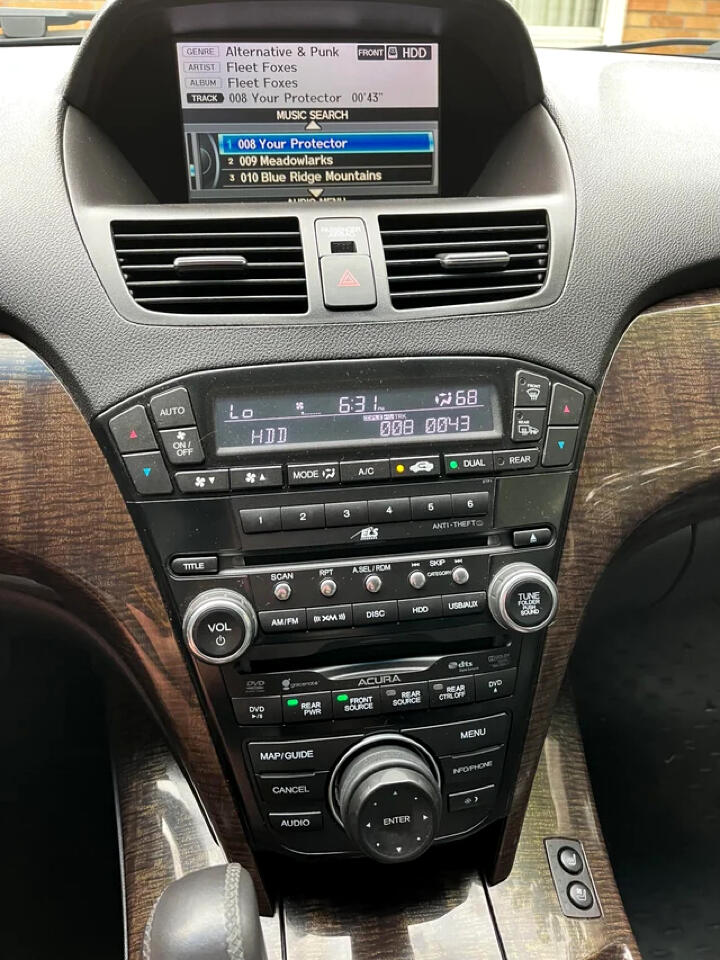 Acura MDX 6-Spd AT w/Tech and Entertainment Package 2012