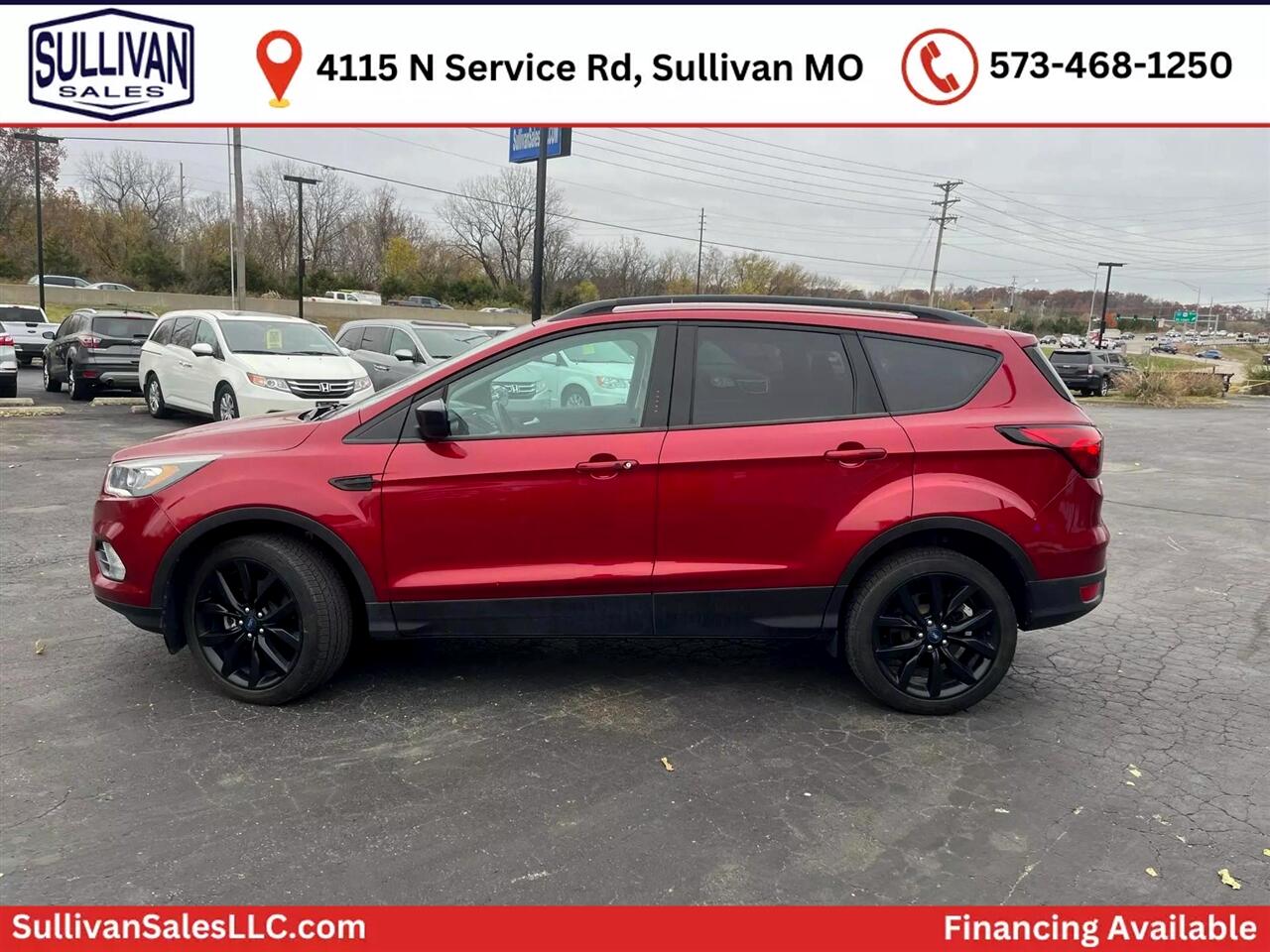 Used 2019 Ford Escape SE with VIN 1FMCU9GD5KUA25773 for sale in Sullivan, MO