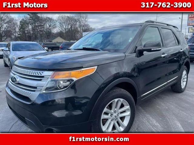 Tuxedo Black Metallic 2013 Ford Explorer XLT 4WD SUV / Crossover All-Wheel Drive 6-Speed Automatic
