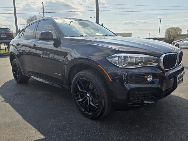 Black 2016 BMW X6 sDrive35i RWD SUV / Crossover Rear-Wheel Drive 8-Speed Automatic