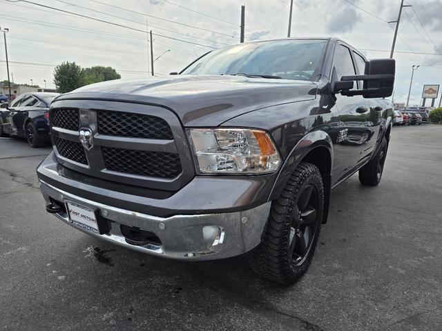 Gray 2015 RAM 1500 Pickup Truck Four-Wheel Drive 8-Speed Automatic