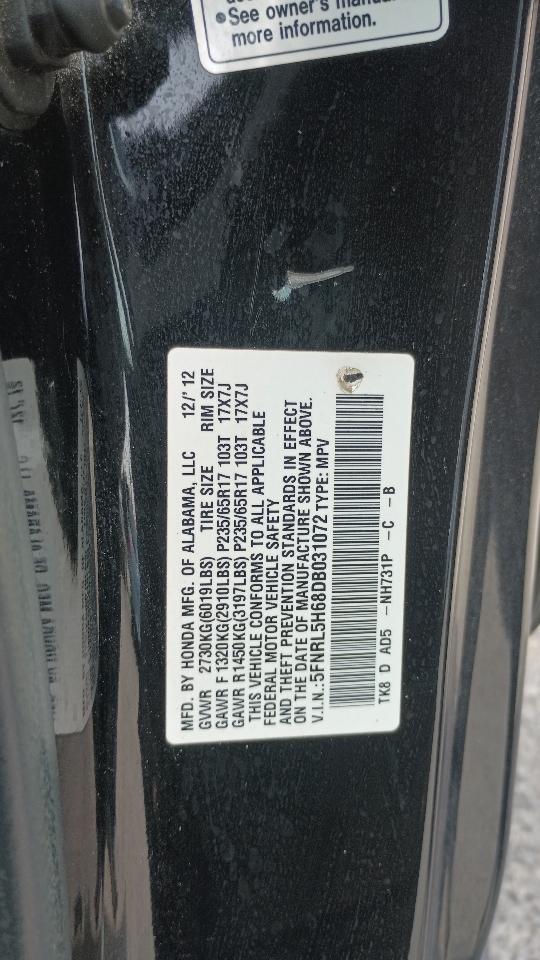 Honda Odyssey EX-L 2013