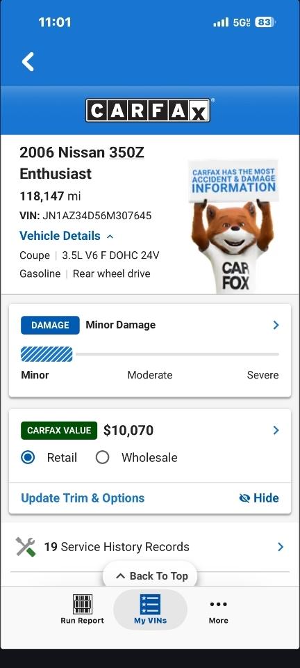 Nissan 350Z Base 2006