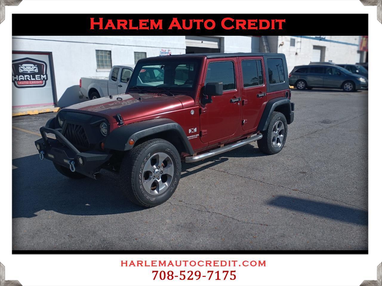 Red (Burgundy) 2008 Jeep Wrangler SUV / Crossover Four-Wheel Drive Manual