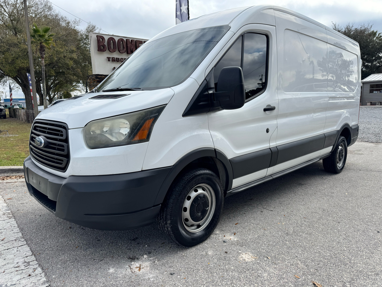 2015 Ford Transit Cargo Van T-250 148" Med Rf 9000 GVWR Sliding RH Dr