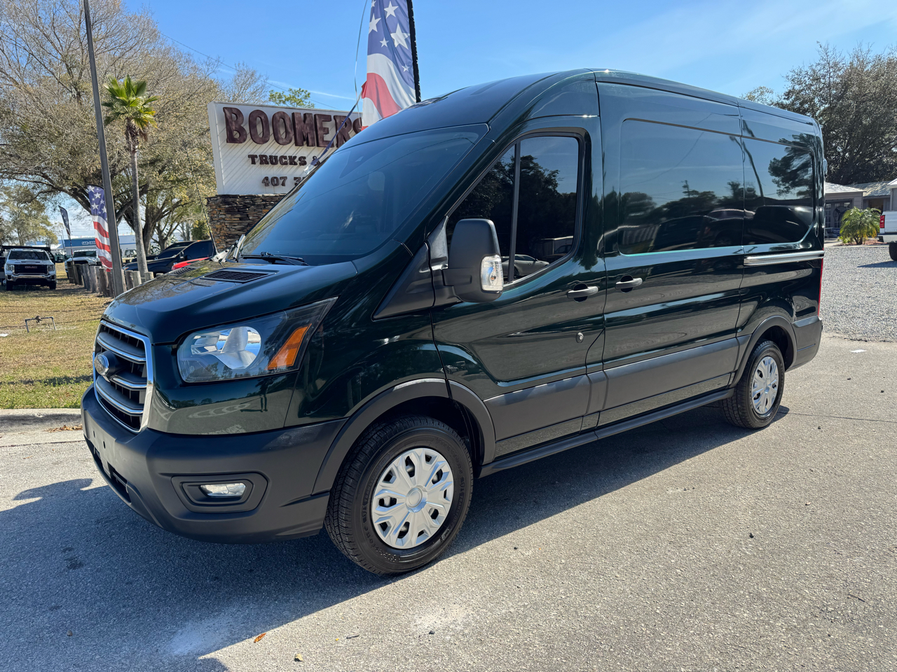 2020 Ford Transit Cargo Van T-150 130" Med Rf 8670 GVWR RWD