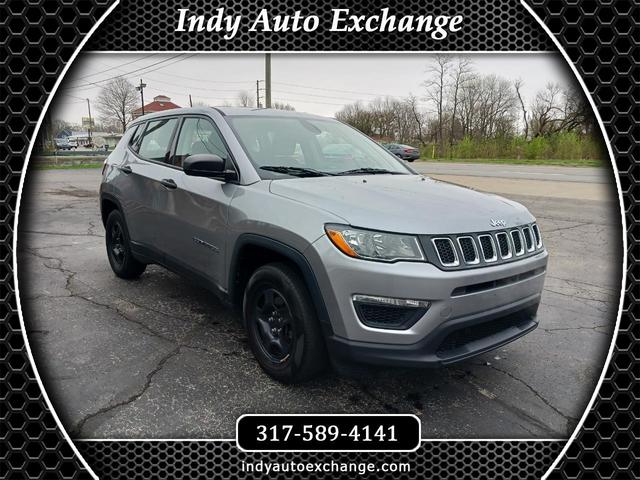 Silver 2018 Jeep Compass Sport FWD SUV / Crossover Front-Wheel Drive Manual