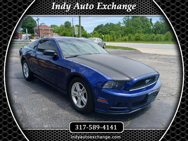 Blue 2014 Ford Mustang V6 Coupe RWD Coupe Rear-Wheel Drive Automatic