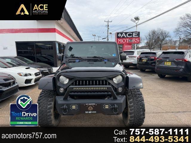Black Clearcoat 2015 Jeep Wrangler Sahara 4WD SUV / Crossover Four-Wheel Drive