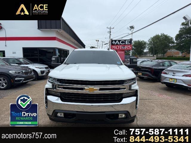 Summit White 2020 Chevrolet Silverado 1500 LT Crew Cab 4WD Pickup Truck Four-Wheel Drive Automatic