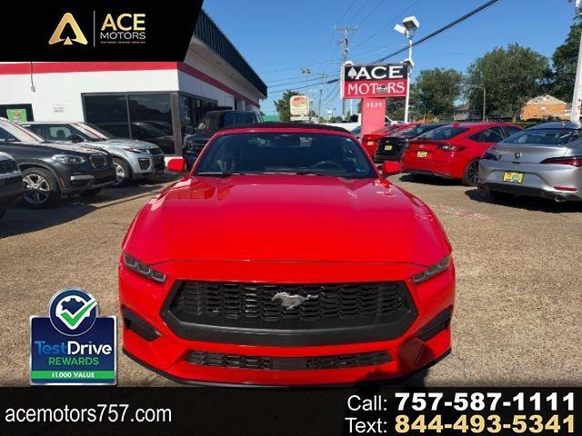 Race Red 2024 Ford Mustang EcoBoost Premium Convertible RWD Convertible Rear-Wheel Drive 10-Speed Automatic