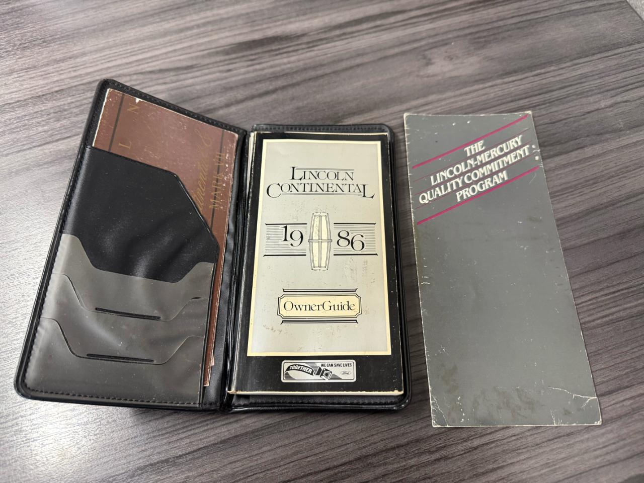 Lincoln Continental  1986