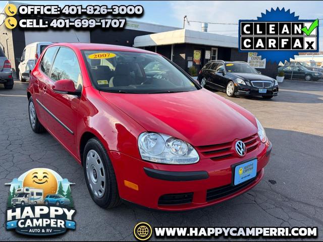 Apple Red 2007 Volkswagen Rabbit 2.5L 2dr Hatchback Automatic