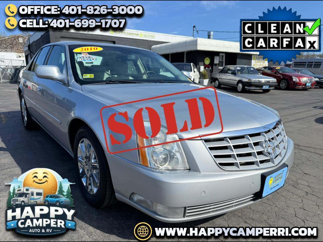 2010 Cadillac DTS Leather, Moonroof, Nav, 1-Owner, Only 67K Like New