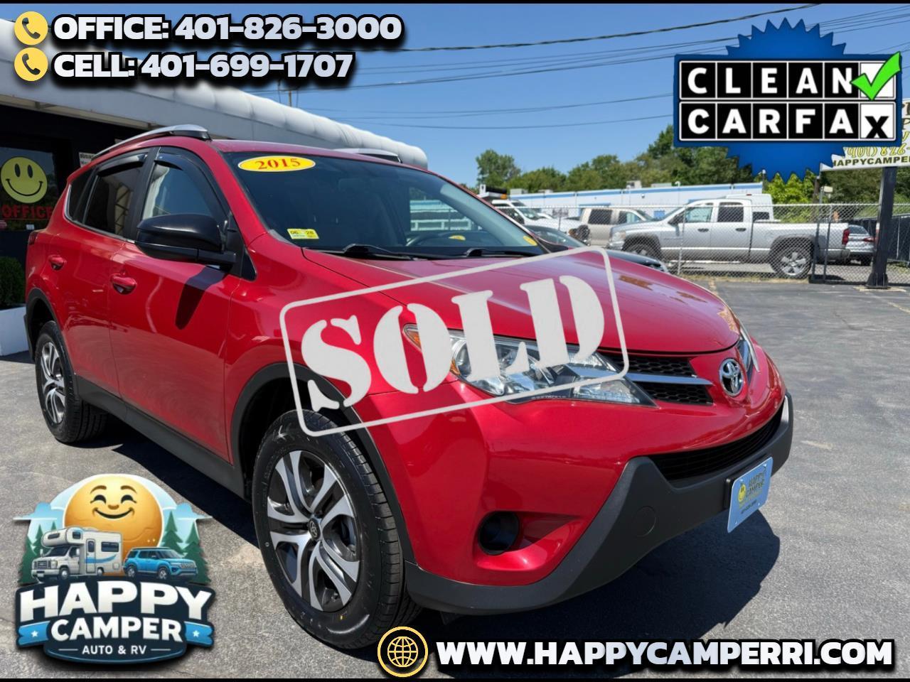 2015 Toyota RAV4 LE, Auto, Air, Full Power, 163K, Super Clean