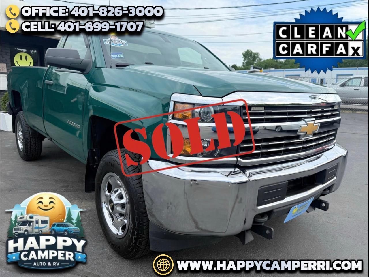 2016 Chevrolet Silverado 2500 4X4, 6.0 V-8, Auto, Full Power, 1-Owner, Only 62K
