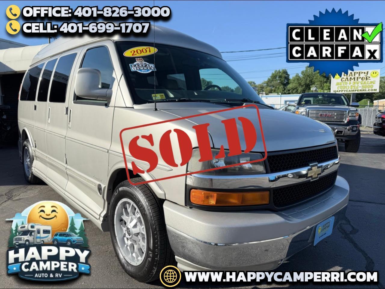 2007 Chevrolet Express High Top Conversion Van, Fully Loaded, Leather
