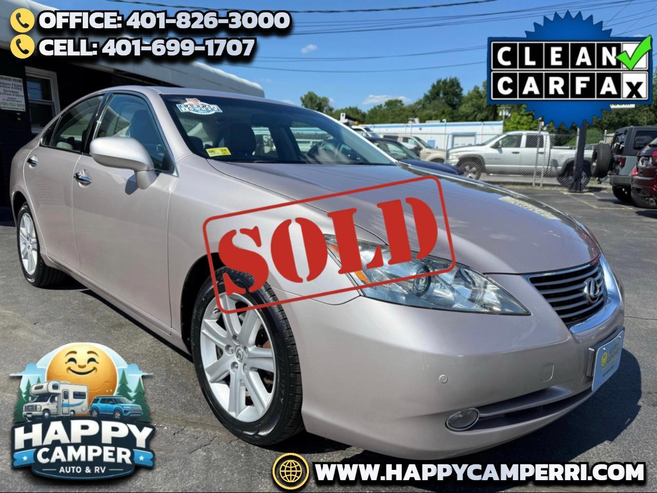 2008 Lexus ES 350 Fully Loaded, Leather, Moonroof, NAV, 1-Owner 142K