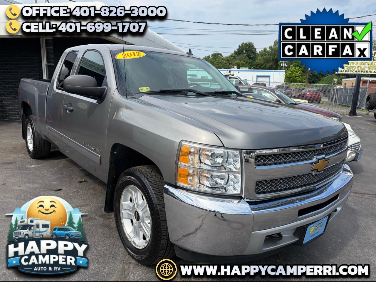 2012 Chevrolet Silverado 1500 4X4 X-Cab, 5.3 V-8, Auto, Air, Full Power, 134K
