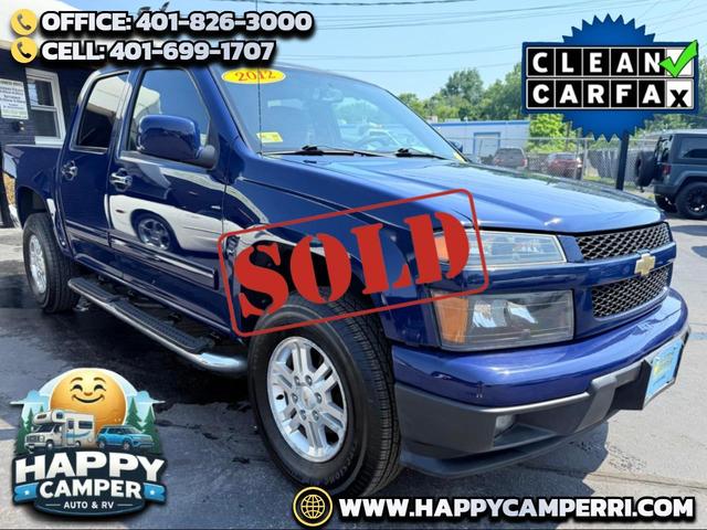 Cobalt Blue 2012 Chevrolet Colorado Pickup Truck Four-Wheel Drive Automatic