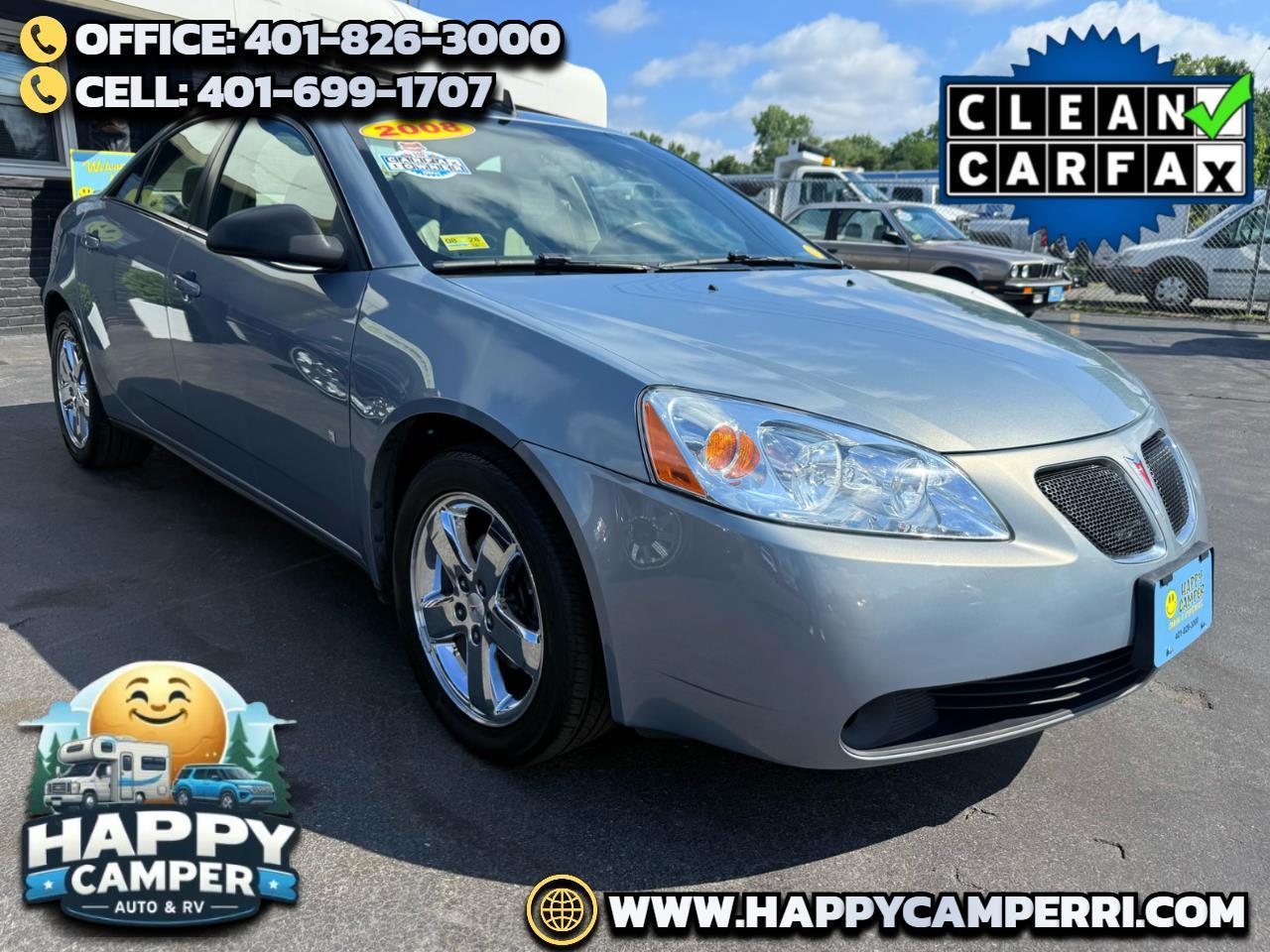 Blue Gold Crystal 2008 Pontiac G6 Sedan Front-Wheel Drive Automatic