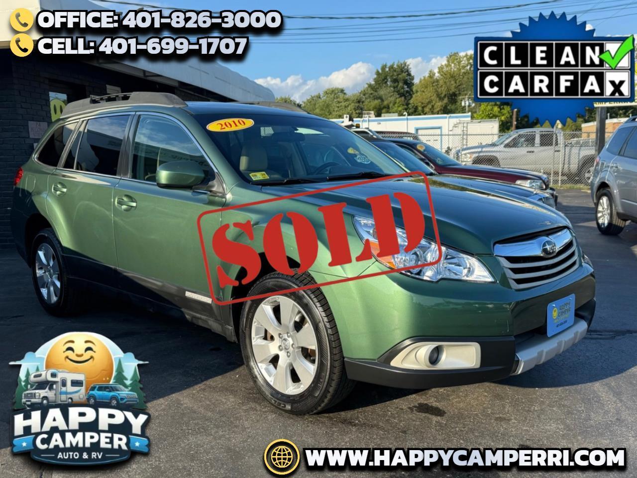 2010 Subaru Outback Limited, AWD, Fully Loaded, Leather, Moonroof