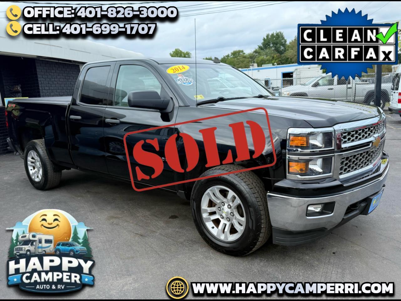 2014 Chevrolet Silverado 1500 4X4 V-8 Fully Loaded Leather, 1-Owner, Super Clean