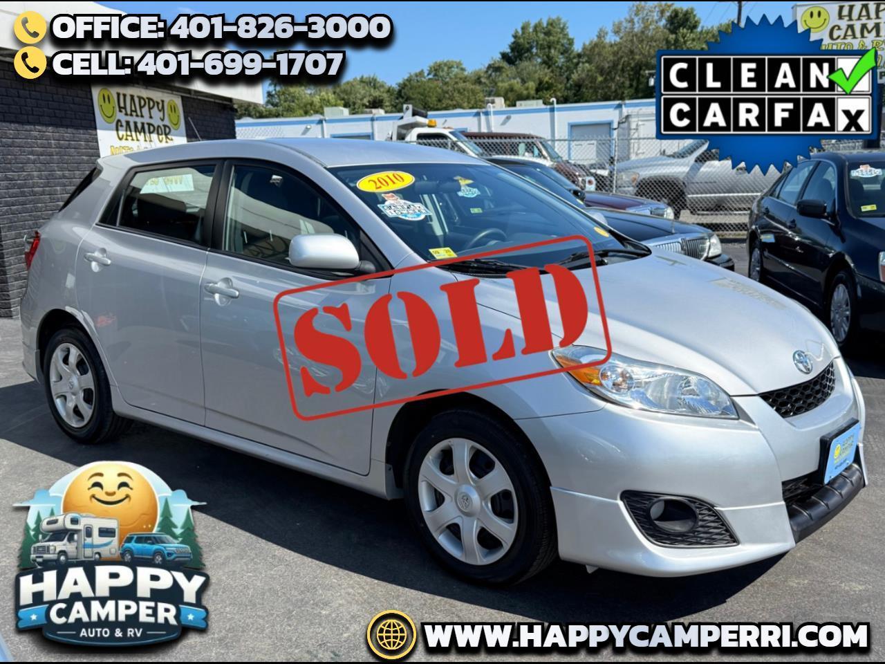 2010 Toyota Matrix Auto, Air, Full Power, 1-Owner Only 73K Super Nice