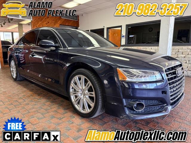 Blue 2016 Audi A8 Sedan Automatic